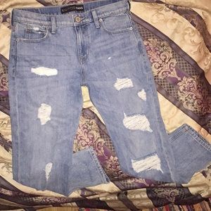 EXPRESS boyfriend pre-ripped jeans